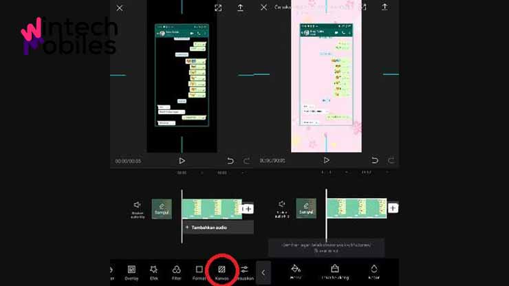 Cara Menghilangkan Background Chat di CapCut