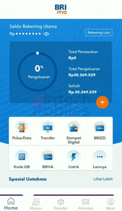 Cara Pembayaran IM3 Pascabayar via m banking bri