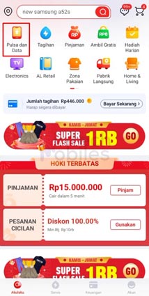 Gimana cara pinjam pulsa