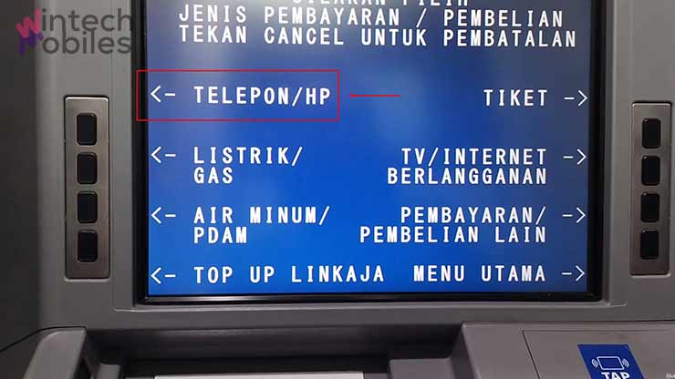 Ketuk Pembayaran Telepon