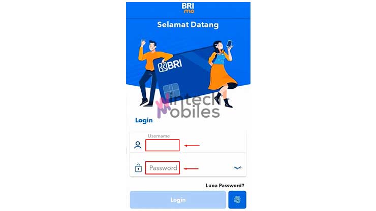 Lakukan Login Akun BRImo