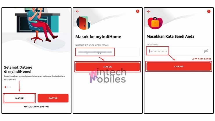 Lakukan Login Akun MyIndihome