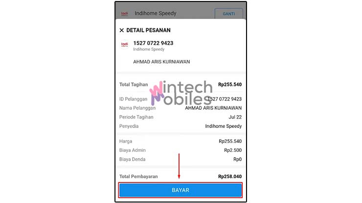 Masuk ke Halaman Bayar Indihome