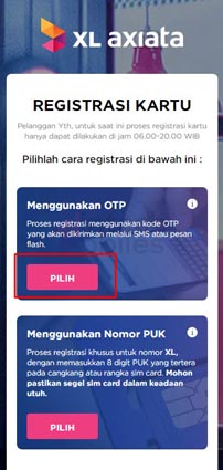 Registrasi Kartu XL Online