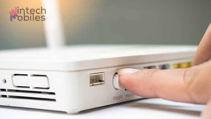 Restart Modem dengan Tombol Power