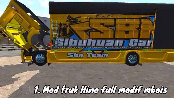 Truk Hino Full Modif Mbois