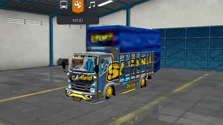 Truk Isuzu Oleng Garfield Full Anim