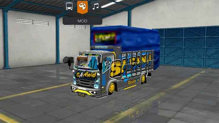 Truk Oleng Isuzu Garfield Full Anim Terpal Kotak