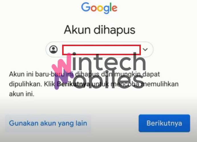 akun google dihapus