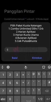 cara cek bonus nelpon indosat 1