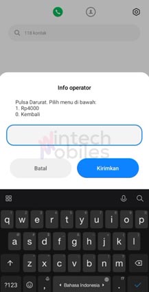 cara hutang pulsa indosat