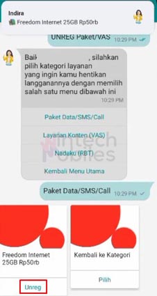 cara pilih paket