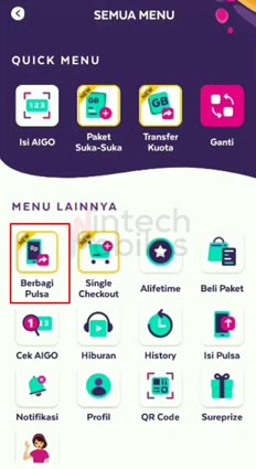 cara transfer pulsa Axis ke Axis tanpa biaya