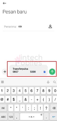 cara transfer pulsa indosat lewat sms