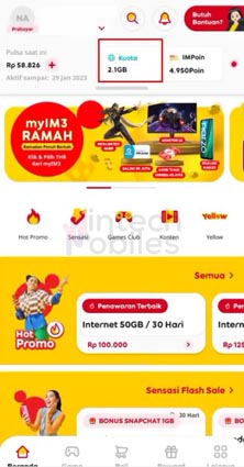 cara unreg paket Indosat lewat aplikasi