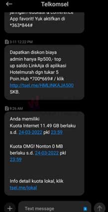 kuota Nelpon Telkomsel