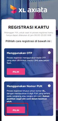 registrasi puk