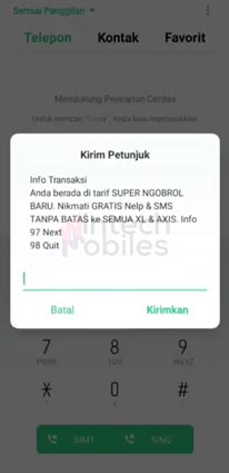 tarif nelpon xl