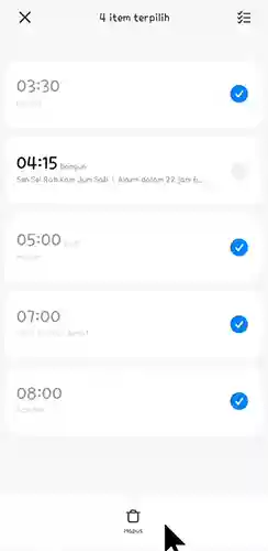 Cara Hapus Alarm HP Xiaomi
