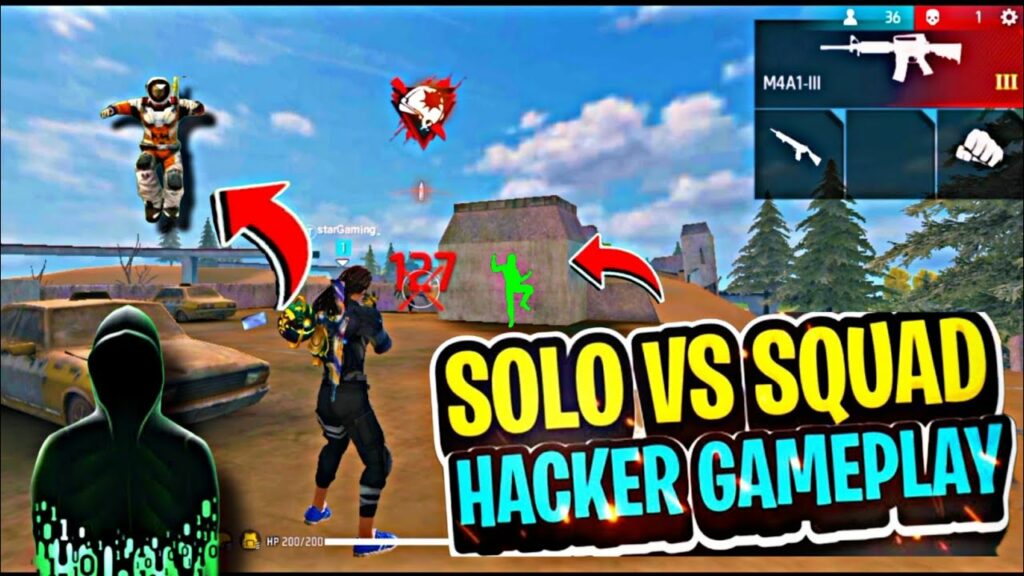 Trik menang mudah di free fire mode squad tanpa cheat