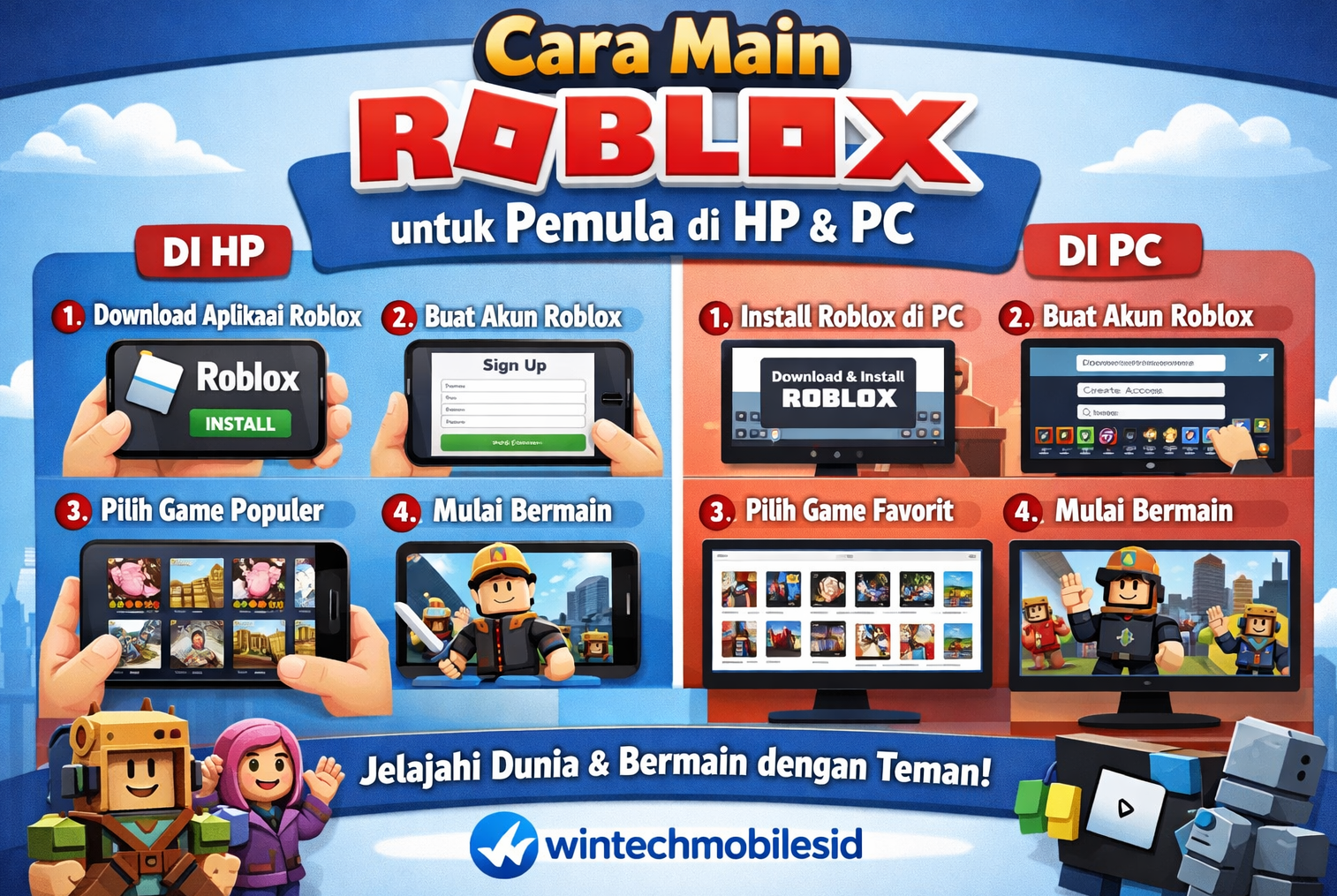 Cara Main Roblox untuk Pemula