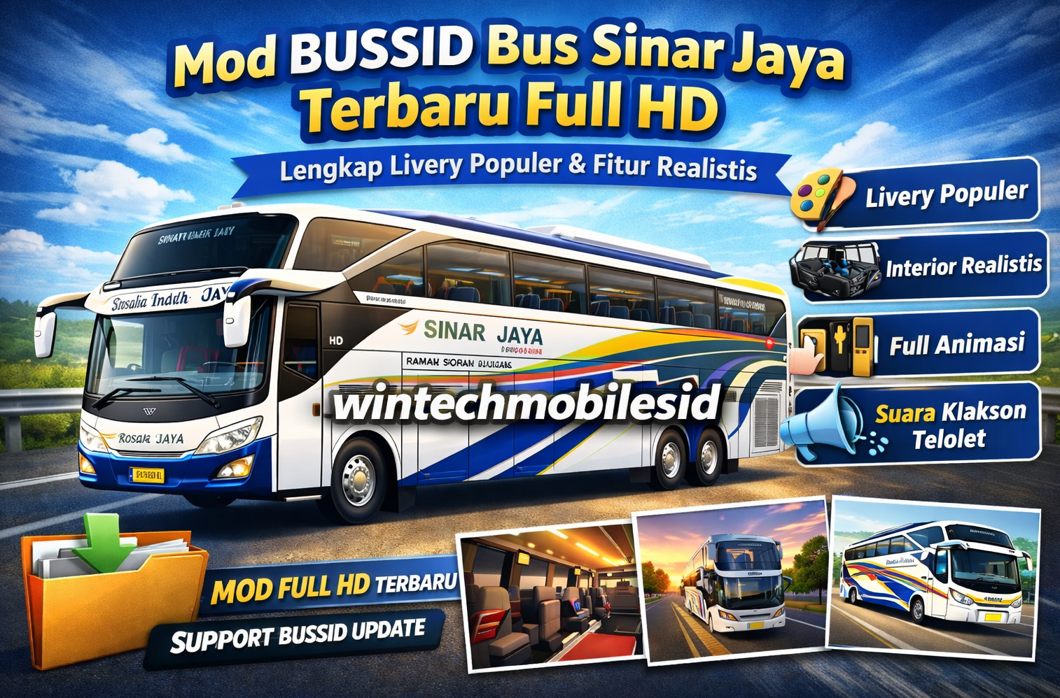 Mod BUSSID Bus Sinar Jaya