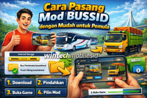 cara pasang mod bussid