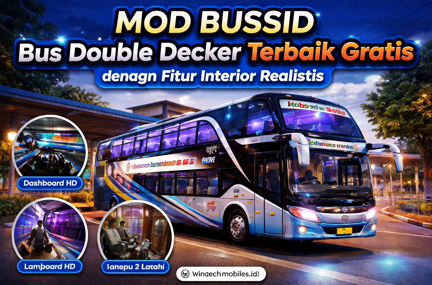 mod bussid double decker