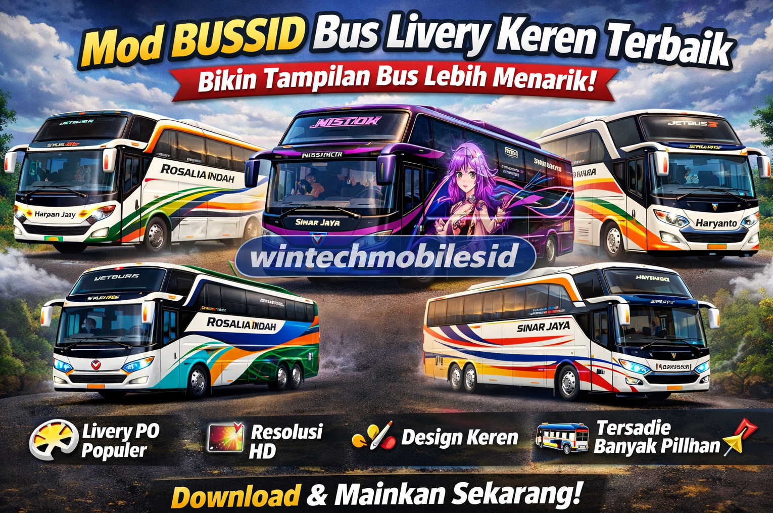mod bussid livery keren