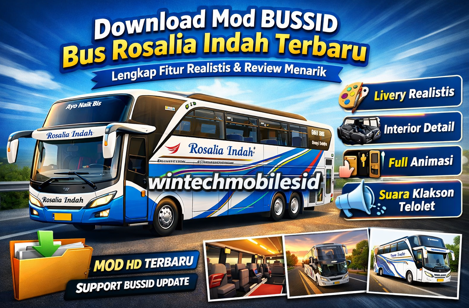 mod bussid rosalia indah