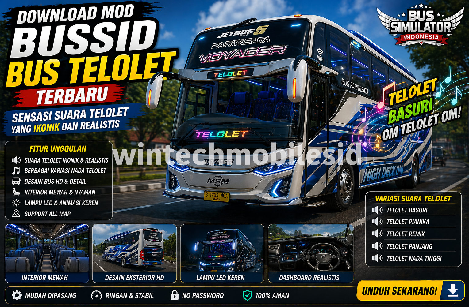 mod bussid telolet