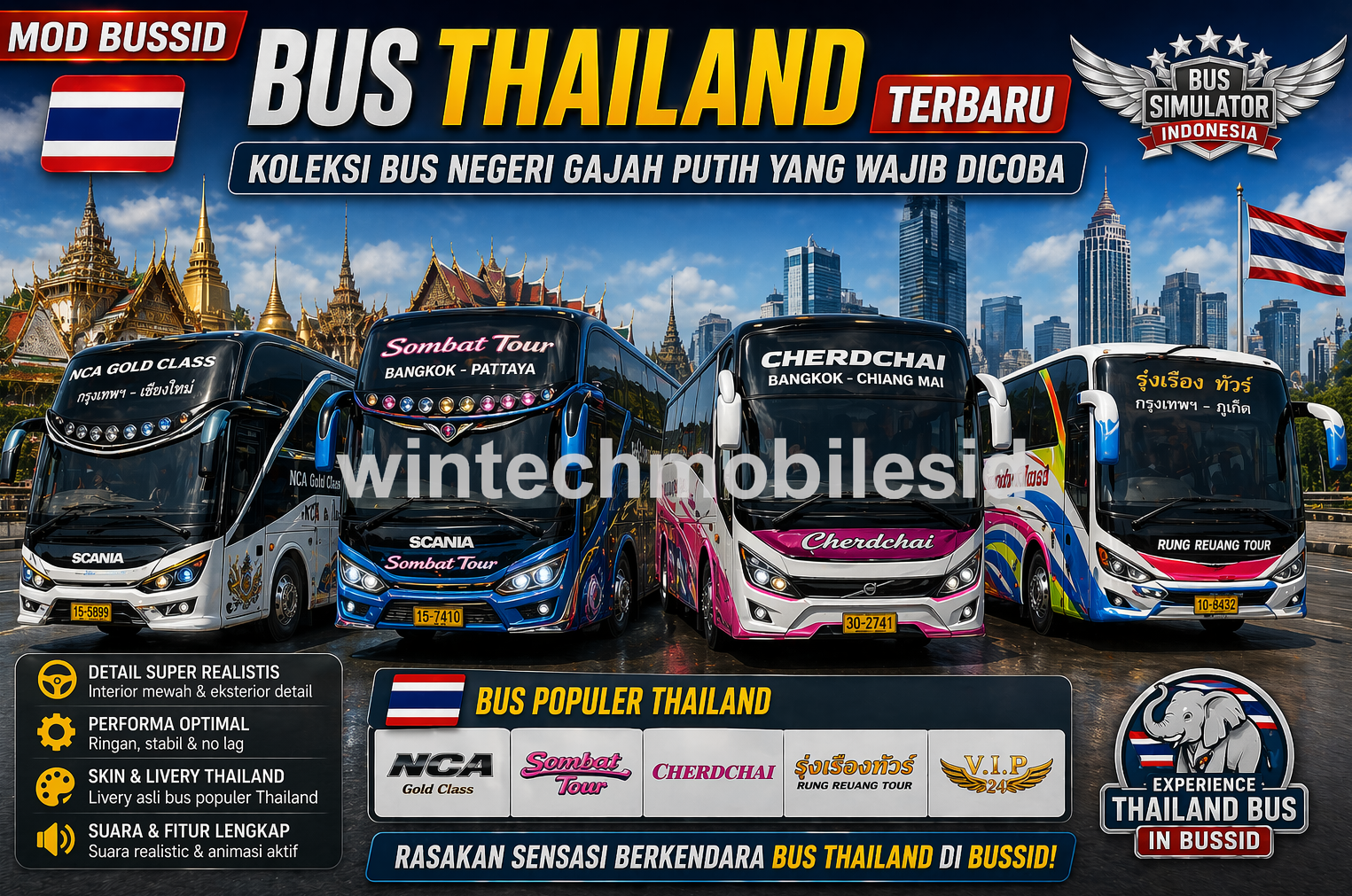 mod bussid thailand