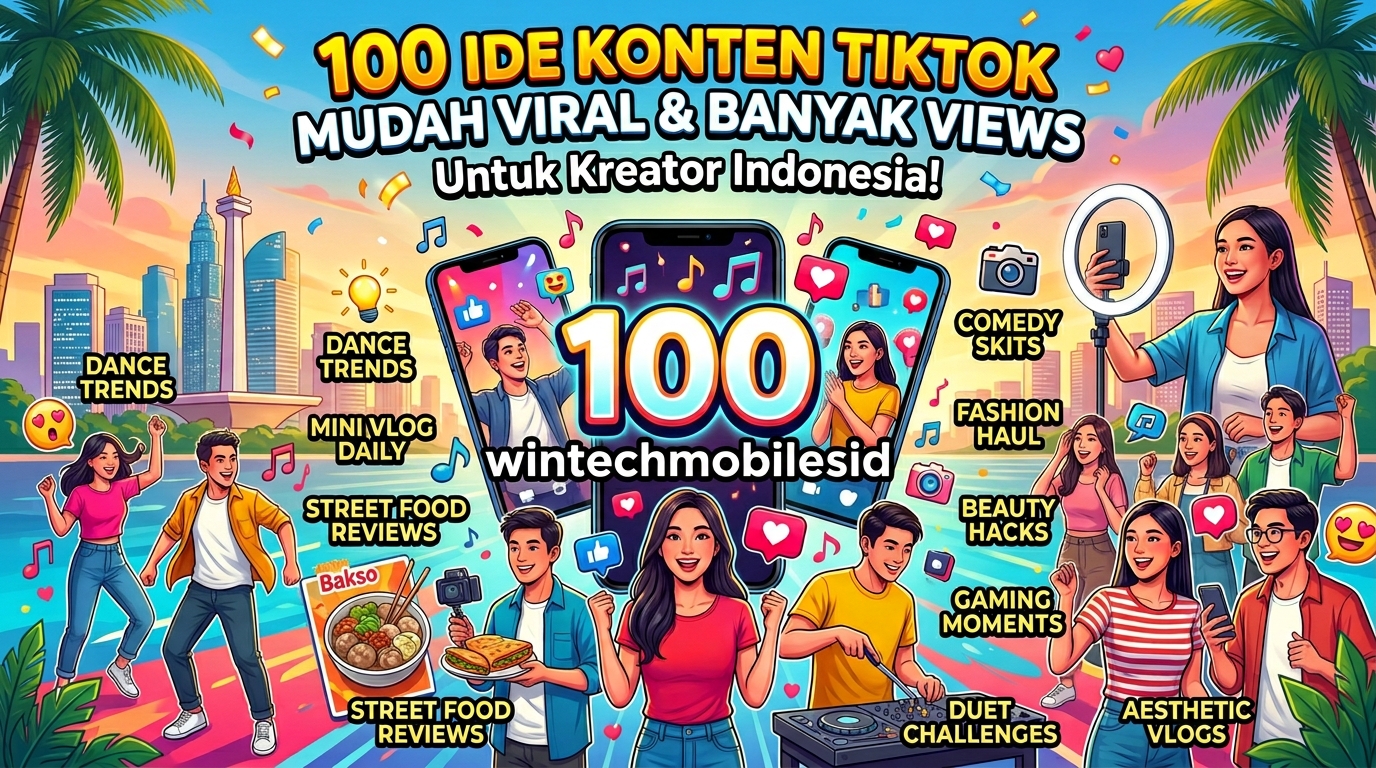 100 Ide Konten TikTok yang Mudah Viral