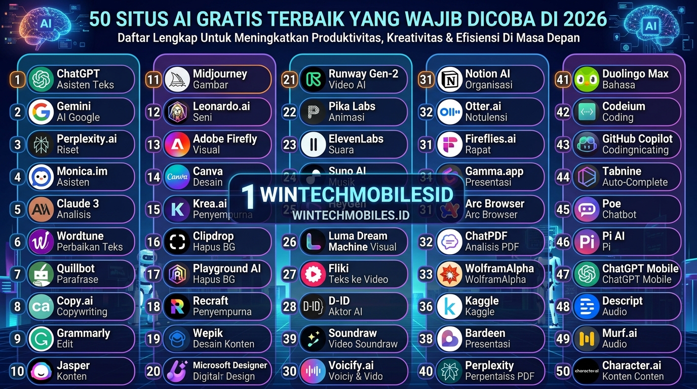 Website AI Gratis Terbaik