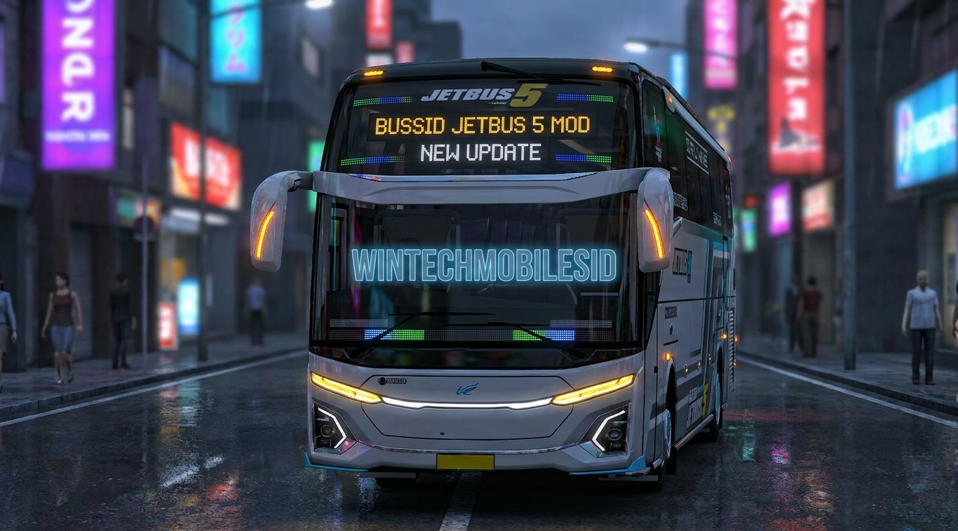 Mod BUSSID Jetbus 5 Terbaru