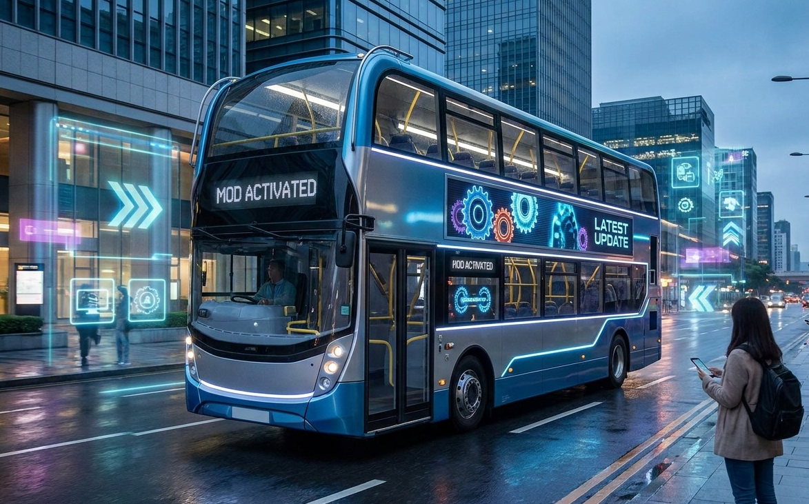 15 Mod BUSSID Double Decker Terbaru dan Keren 4 Mod Bus Tingkat Terbaru dengan Animasi